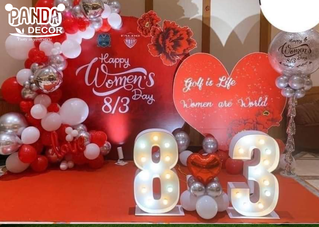 Mẫu Backdrop Ngày 8-3 Đẹp Và Độc Đáo